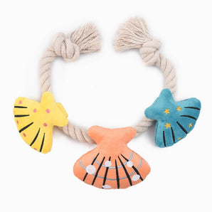 HugSmart Pet - Pirate Pups    | Shell Necklace - Rope Toy