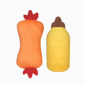 HugSmart Pet - Kitten Party | Hot dog & Mustard - Cat Toy