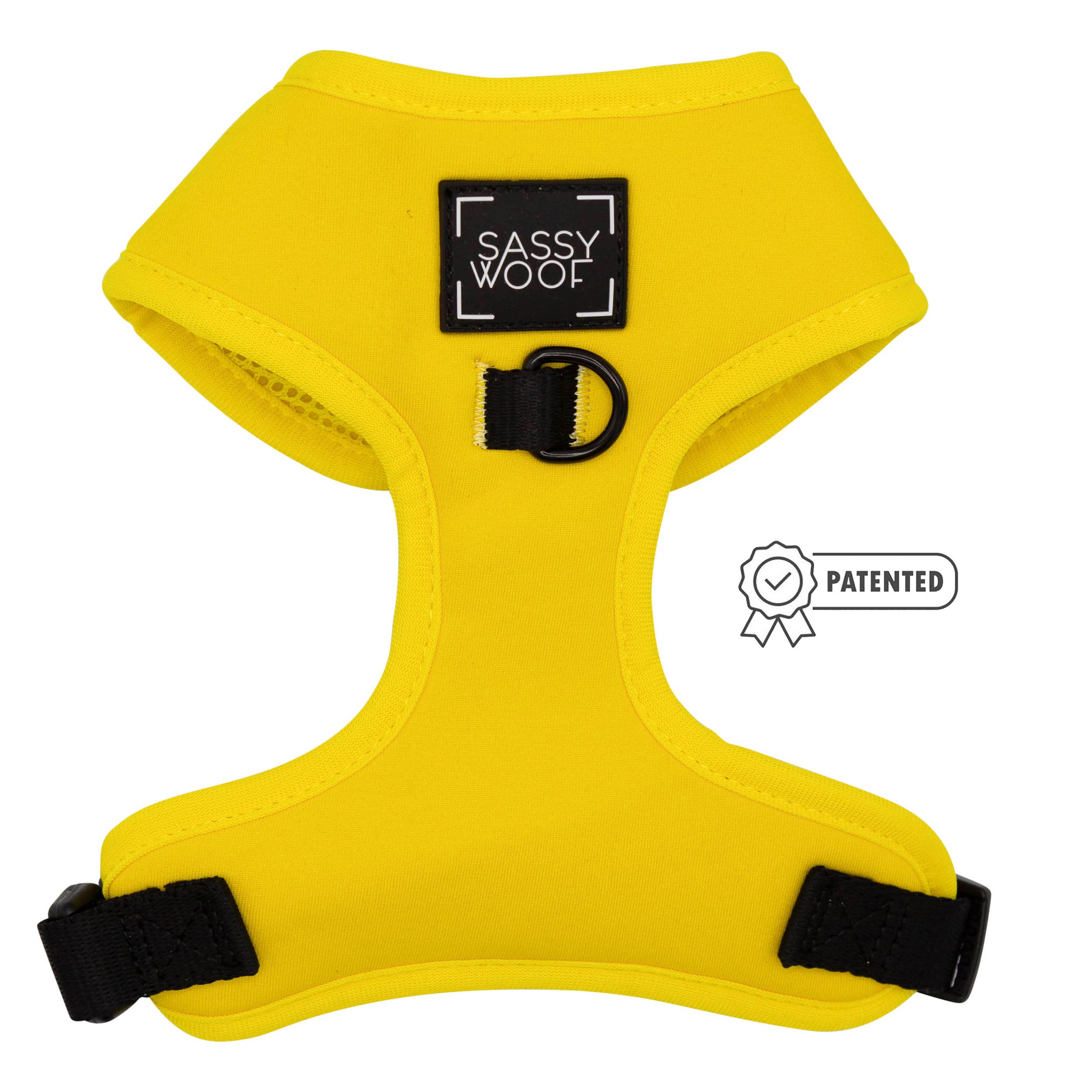 Neon Yellow Adjustable Dog Harness