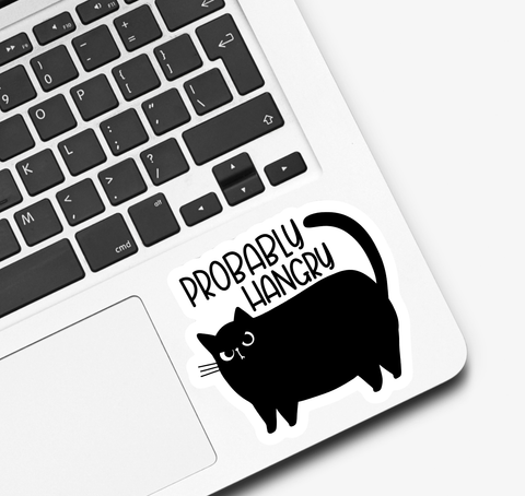 Cat Probably Hangry Sticker