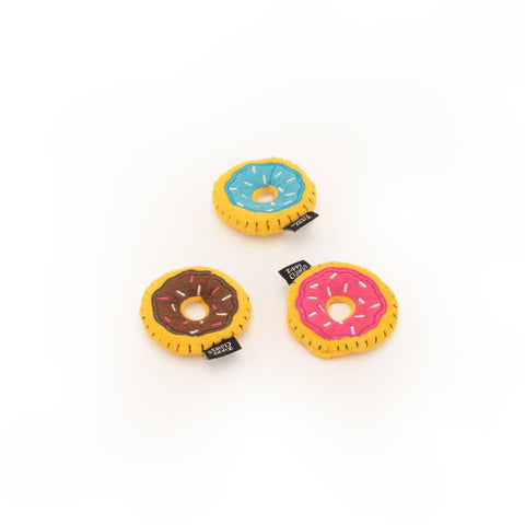 Mini Donutz 3-Pack cat toy